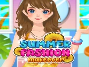 Summer Fashion Makeover Online kids Games on taptohit.com