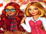 Super Girls Fall Fashion Trends Online Dress-up Games on taptohit.com