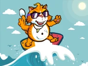 Surfer Cat Online Sports Games on taptohit.com
