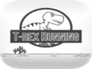 T-Rex Running Black and White Online dinosaur Games on taptohit.com
