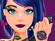 Tattoo Studio Online Girls Games on taptohit.com