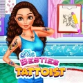 The Besties Tattooist Online Dress-up Games on taptohit.com