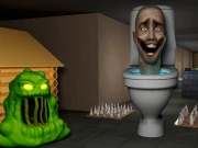 Toilet Monster Attack Sim 3D Online .IO Games on taptohit.com