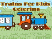 Trains For Kids Coloring Online Art Games on taptohit.com