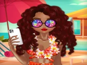 Tropical Princess and Princess Rosehip Sew Swimwear Online Dress-up Games on taptohit.com