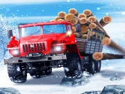 Truck Driver: Snowy Roads Online Racing & Driving Games on taptohit.com