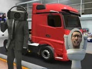 Truck Simulator Skibidi Toilet Online Racing Games on taptohit.com