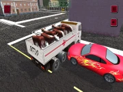 Truck Transport Domestic Animals Online Racing & Driving Games on taptohit.com