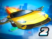 Ultimate Flying Car 2 Online Adventure Games on taptohit.com