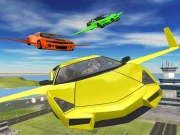 Ultimate Flying Car 3d Online Adventure Games on taptohit.com