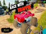 Ultimate MonterTruck Race With Traffic 3D Online Racing & Driving Games on taptohit.com