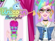 Unicorn Hairstyles Online Dress-up Games on taptohit.com