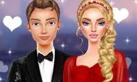 Valentine's Day Couple Date Online Dress-up Games on taptohit.com