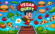 Vegan Quest Online arcade Games on taptohit.com