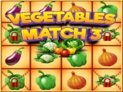 Vegetables Match 3 Online Match-3 Games on taptohit.com