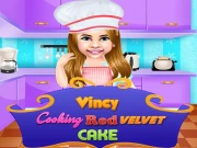 Vincy Cooking Red Velvet Cake Online Cooking Games on taptohit.com