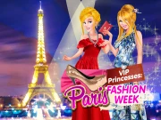 VIP Princesses Paris Fashion Week Online Dress-up Games on taptohit.com