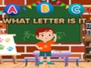 What Letter is It? Online kids Games on taptohit.com