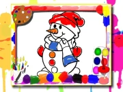 Winter Coloring Book Online Art Games on taptohit.com