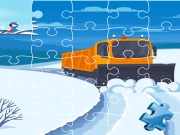 Winter Trucks Jigsaw Online Casual Games on taptohit.com