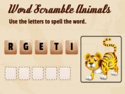 Word Scramble Animals Online Puzzle Games on taptohit.com