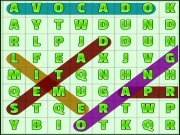 Word Search Fruits Online Puzzle Games on taptohit.com