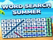 Word Search Summer Online Puzzle Games on taptohit.com