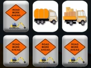 Work Trucks Memory Online Puzzle Games on taptohit.com