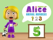 World of Alice   Animal Numbers  Online Puzzle Games on taptohit.com