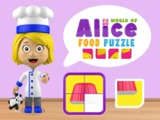 World of Alice   Food Puzzle Online Puzzle Games on taptohit.com