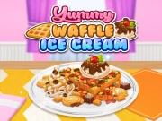 Yummy Waffle Ice Cream Online kids Games on taptohit.com
